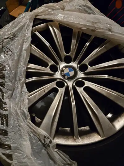 BMW Michelin winter tires with rims for sale. 225 55R 17 $300 (tires + rims). Please contact me if i...