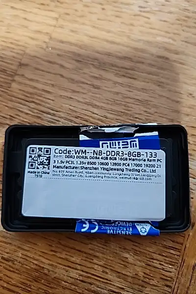8GB DDR3 SODIM - New, View more