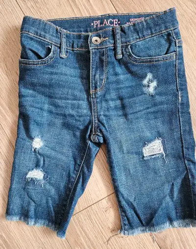 Girls Jean Shorts Long Size 8, View more
