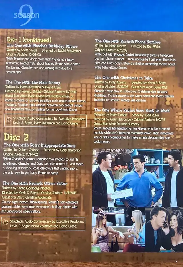 As Good As New Friends Complete Season 09 Dvd Set in CDs, DVDs & Blu-ray in West Island - Image 6