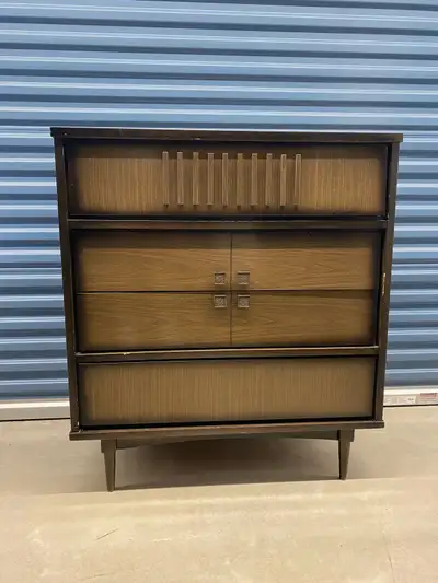 MCM tall boy dresser, View more