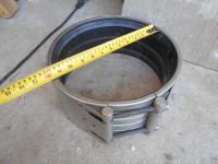 Stainless Pipe or tubing clamps Large