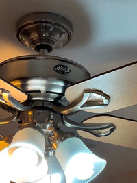 Hunter Ceiling Mount Fan with 4 Lights, 52” span