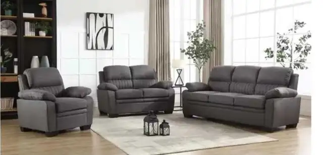 3+2+1 Sofa Set | Premium Quality | Free Home Delivery in Couches & Futons in Peterborough - Image 2