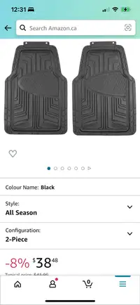 Brand New Rubber floor mats for vehicle