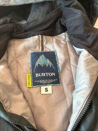 Manteau ski  Burton grandeur petit porté 2 fois