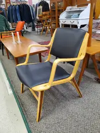 Mid Century Modern bent beechwood laminate "AX" chair Denmark