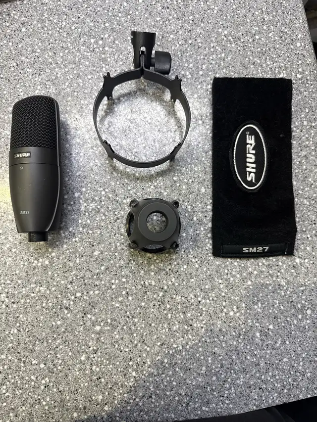 Shure SM27 Diaphragm Cardioid Condenser Microphone 