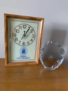 Clock and Plaque, View more