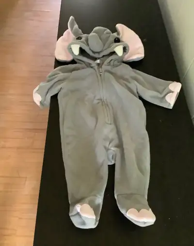 Elephant costume size 0-3 months, View more