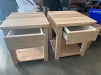 Local Hutterite Made - Solid hickory accent furniture