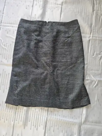 Ann Taylor Grey Skirt with Flared End, View more