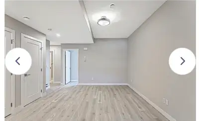 Brand new legal suit 1000sf basement with 2 huge bedrooms and 1 bathroom 3 windows sunlights daytime...