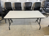 Folding table / 60" & 72" wide $75.00 each/excellent condition