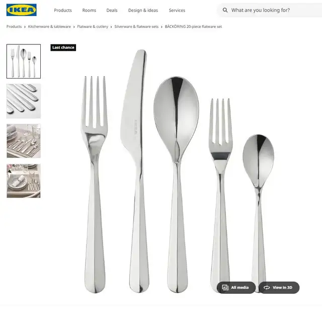 20 Piece Cutlery Set in Kitchen & Dining Wares in City of Toronto - Image 4