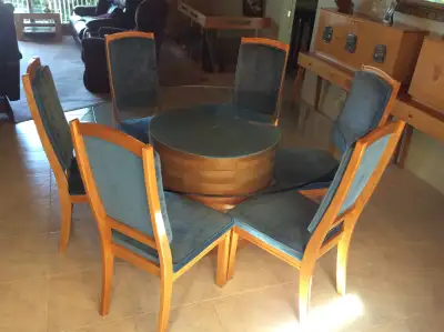 ensemble de salle à manger vintage, View more