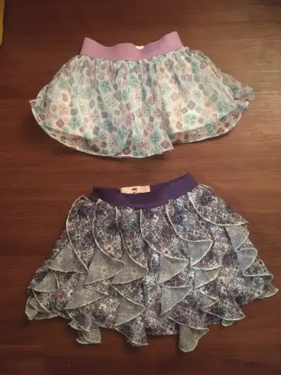 I have 2 skirts with build in shorts both size 2T. Asking $8 for both together From a smoke free hom...