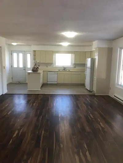 Bright, clean, 4 bdrm, 2 bath house for rent in Bracebridge. Open concept kitchen, dining, and livin...