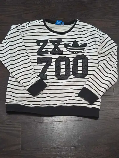 Adidas ZX 700 Striped Crewneck Sweatshirt Size M, View more
