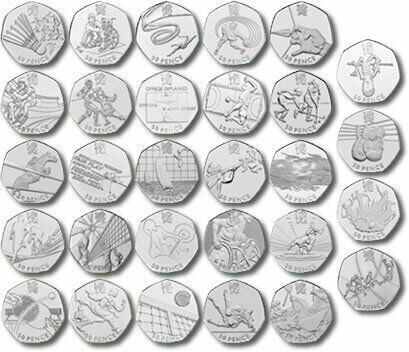 London Olympic 2012 50p Full Set 29 Coins Complete Album in Arts & Collectibles in Hamilton - Image 2
