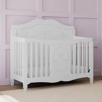 Storkcraft Princess 4-in-1 Convertible Crib, White, View more