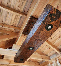 Light Fixture Hand Hewn