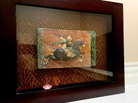 Pair of Chinese Shadow Box Pictures