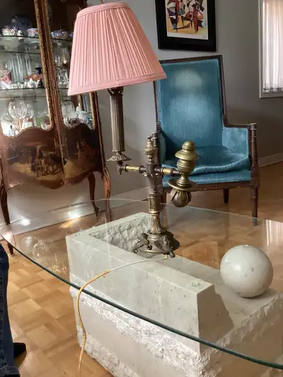 Vintage Brass  Table Lamp, View more