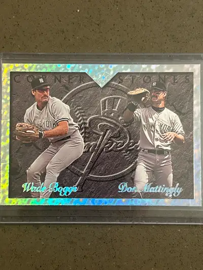 1995 Leaf Wade Boggs & Don Mattingly Cornerstones Insert #3 of 6, View more