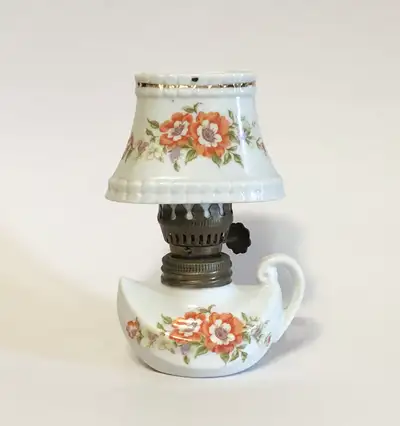 Bring a touch of Mid-Century cottage charm to your decor with this beautiful vintage miniature oil l...