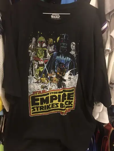 Vintage Star Wars Empire Strikes Back Movie T-Shirt Size: Adult 3XL Condition: Used, Very Good. Ligh...
