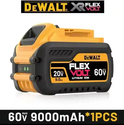 DeWALT Battery 20V/60V 6Ah 9Ah MAX  FlexVolt Lithium Battery, View more