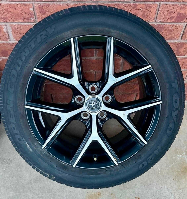 TOYOTA RAV4 O.E.M RIMS AND ALL SEASON TIRES 235/55/R18 in Tires & Rims in City of Toronto