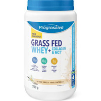 New Progressive Grass Fed Whey + Collagen & MCT - Natural 700 gm