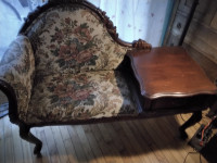Table de téléphone style victorienne année 20s meuble antique