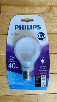 Ampule DEL gradable Philips 40W 60W LED Dimmable