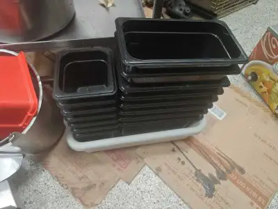 Commercial Restaurant Food Prep Containers and Metal Bowls, View more