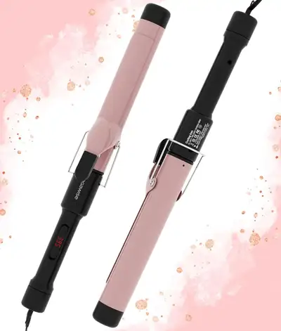 Pro 1.25 Inch Ceramic Barrel Hair Curling Iron with 60s PTC Fas, View more