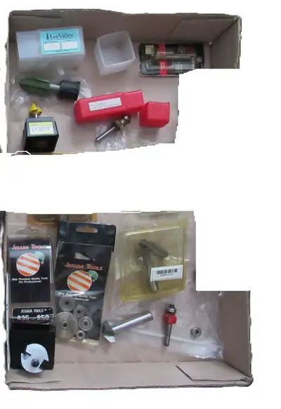 . WILL DO A LOT PRICE . . VARIOUS PRICES LISTED . . Woodworking Router Bit Groove Bit Roundover Bit...