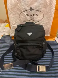 Authentic BLACK PRADA  backpack : $ 600