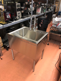 Utility Sink Stainless steel.  Canadian made laundry sinks