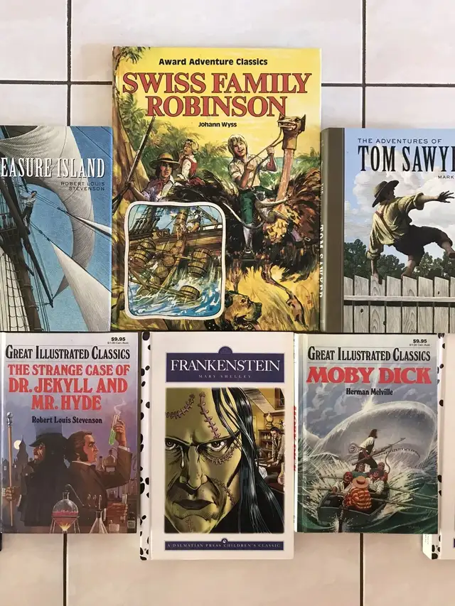 CLASSIC ILLUSTRATED BOOKS in Fiction in City of Toronto - Image 4