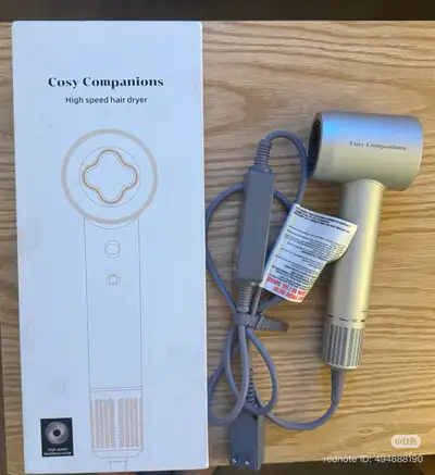 Cosy Companions Hair Dryer - Lightweight & Fast Drying, View more