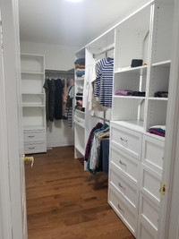 Wood closet & organizers from $300 Installed