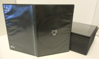 Black DVD Ultra SlimCase (1 -Disc) x 14 piece LOT~~ "New"~~