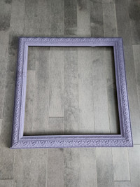 Purple shabby chic frame / Cadre violet mauve