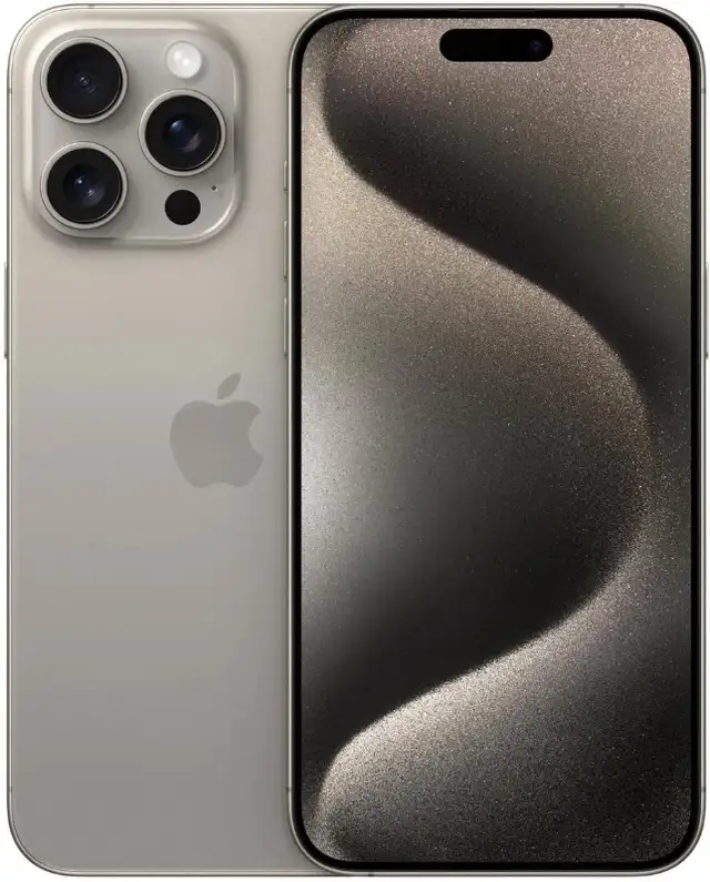 Apple iPhone 15 Pro, 128GB, Natural Titanium (Renewed) in Cell Phones in Kitchener / Waterloo - Image 2