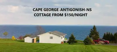 Waterfront Cottage for Rent in Cape George, Antigonish Cape George Bayview Cottage is located in bea...
