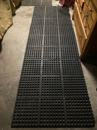 Anti fatigue rubber work mats