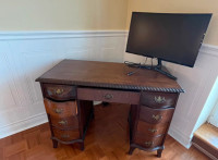 Condo Sized Mahogany Desk